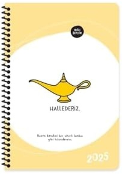 2025-13 19,5 Haftalık Ajanda - Hallederiz Açık Gri