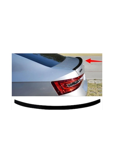 Skoda Suberb Bagaj Üstü Piano Black Spoiler 2015-2019 İthal