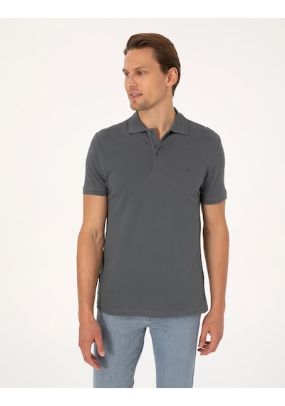 Pierre Cardin Erkek Antrasit Tişört Basic 50325323-vr006 Antrasit