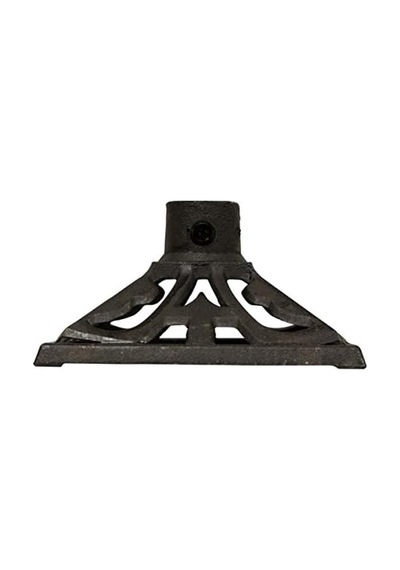 Tıkı Marka Dökme Demir Meşale Standı, Siyah, 23 X 23 X 12 Cm