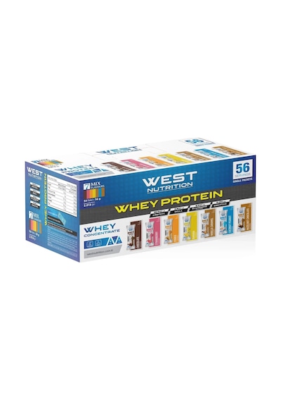 West Nutrition Whey Protein Tozu 56 Servis Saşe Mix Aroma