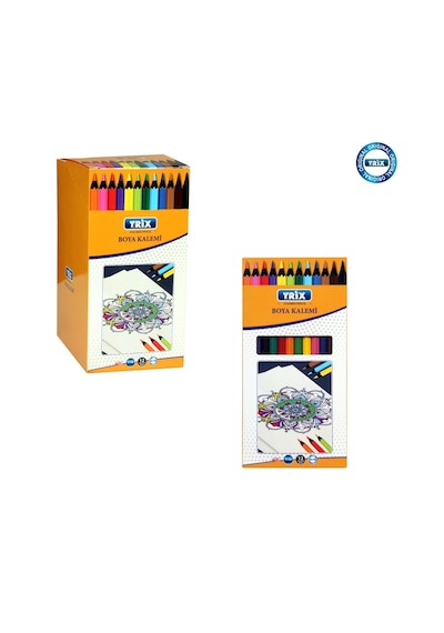 Eko 12 Li Kuru Boya 12'li Karışık
