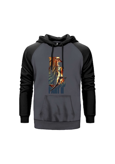 The Last Of Us 2 Butterfly Gri Renk Reglan Kol Sweatshirt Gri