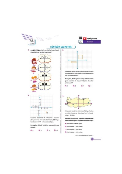 8. Sınıf LGS Matematik Sınav KoçU PEKİŞTİRME&PERFORMANS Soru BAN