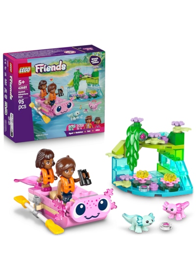 LEGO® Friends Axolotl Macera Teknesi 42681 -5 Yaş ve Üzeri Çocuklar için 2 Minifigür İçeren Yaratıcı Oyuncak Yapım Seti  (95Parça)