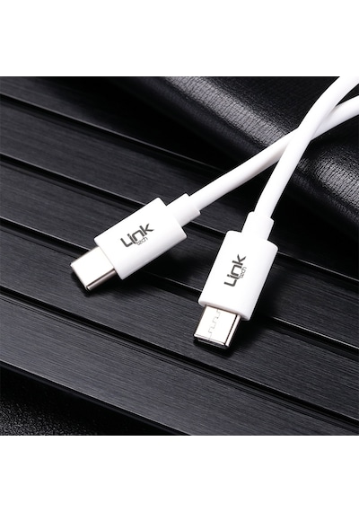 Linktech K569 Strong USB-C - Type-C 25W 1 Metre Şarj Kablosu