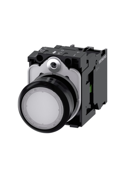 Siemens 3su1102-0ab60-1ba0 - 22mm Plastik 24vac/dc 1no Beyaz Yay Dönüşlü Buton