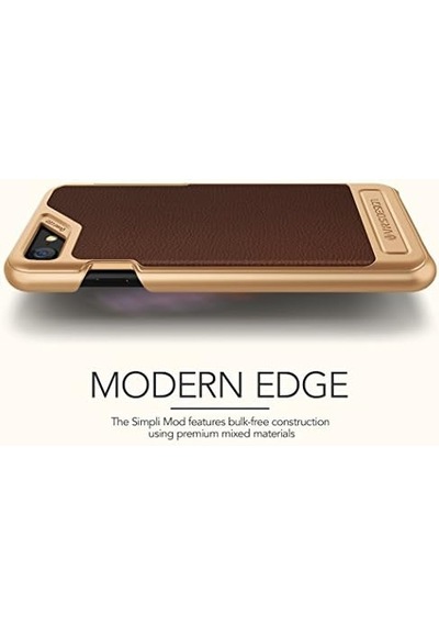 İphone 8/7 İle Uyumlu Simpli Mod Kılıf, Arka Kapak, Brown 50 x 22