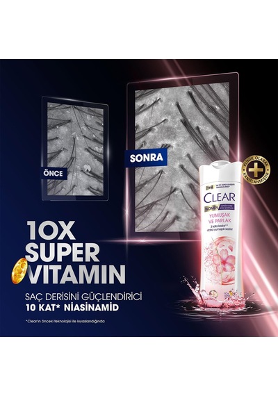 Women Kepeğe Karşı Etkili Şampuan Yumuşak Ve Parlak 350 Ml