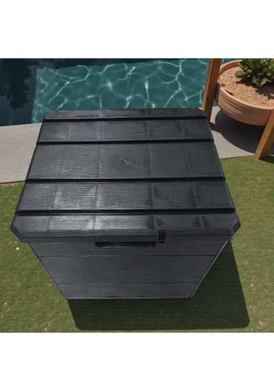 Bahçe Sandığı Çok Amaçlı Dolap 120 Lt 50x50x45 Antrasit