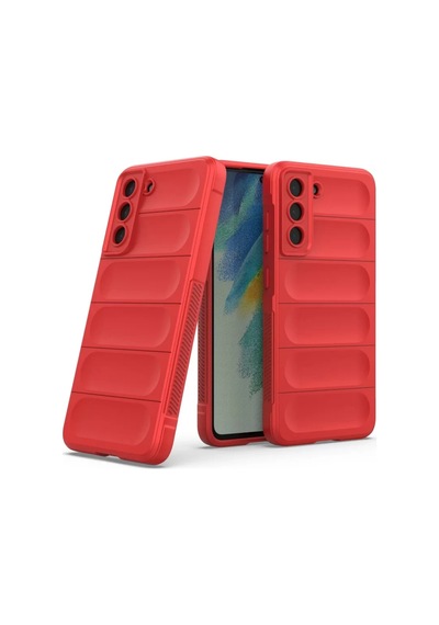 Newface Samsung Uyumlu Galaxy S22 Plus Kılıf Optimum Silikon - Kırmızı Resimdeki