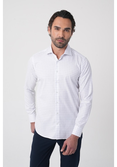 Bisse Regular Fit İtalyan Yaka Pamuk Lacivert Erkek Gömlek Gmeks4k242034 E39 Lacivert