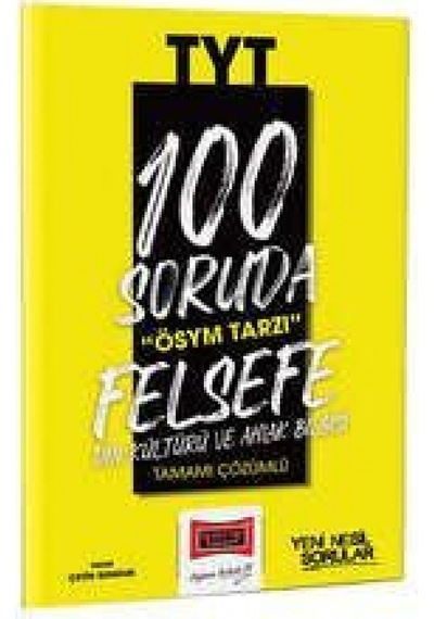 2023 100 Soruda ÖSYM Tarzı TYT Felsefe Din Kültürü ve Ahlak bilgisi Tamamı Çözümlü Soru Bankası -  Yargı Yayınları