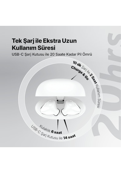 Ttec Airbeat Crisp Bluetooth 6.0 Kulak İçi Kulaklık