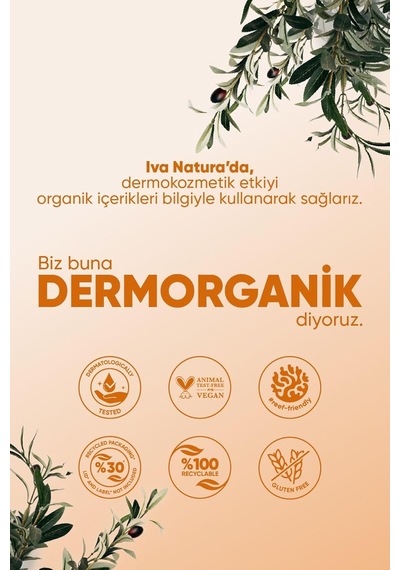 İva Natura Organik Güneş Sonrası Bakım Kremi Aloe Vera &amp Bitkisel Yağ Kompleksi Yatıştırıcı Nem Bakı