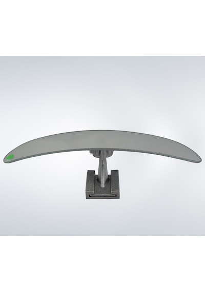 Ova-5 Dik-Eğik Kollu Universal Iç Dikiz Aynası 24X5 Cm Gri