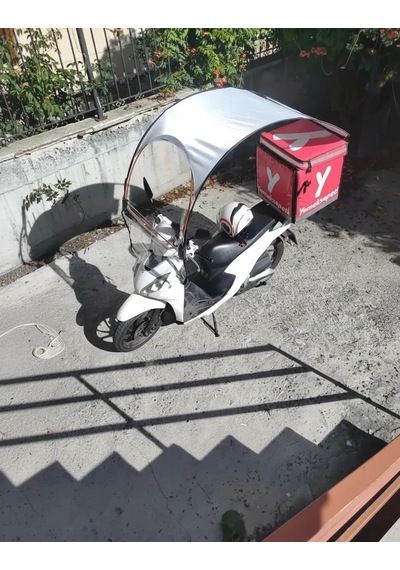 Yanları Açık Kumaş Tente
