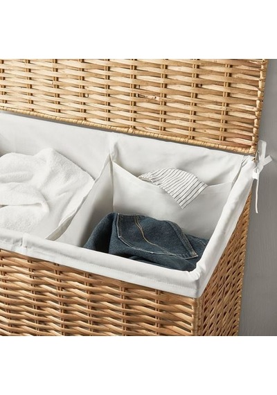Ikea Nattgıbba Çamaşır Sepeti, Söğüt, 100 Lt Çok Renkli