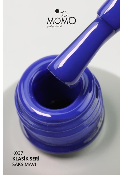 Momo Professional Kalıcı Oje K037 Saks Mavi 14 Ml