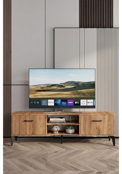 Vera Tv Sehpası Suntalam Kahverengi 160x35 Cm Çok Renkli