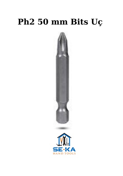 Ph2 50mm Bist Uç 40 Adet Kaliteli Mıknatıslı 1. Sınıf Profosyonel Yıldız Başlı Matkap Ucu