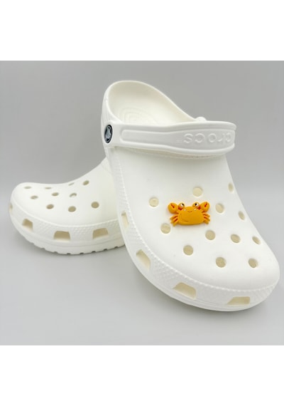 Crocs Terlik Süsü Ve Aksesuarı , Çanta Süsü Jibbitz 3d Yengeç 05 Görsel Figür Aksesuar Sarı