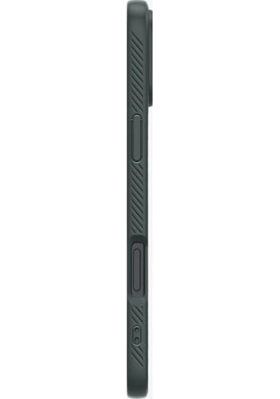 Spigen Apple Uyumlu iPhone 16 Plus İle  Kılıf Liquid Air Abyss Green