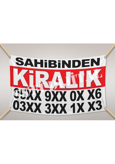 Kiralık Satılık Branda Pankart Basımı Ilan Afişi Dijital Baskı...