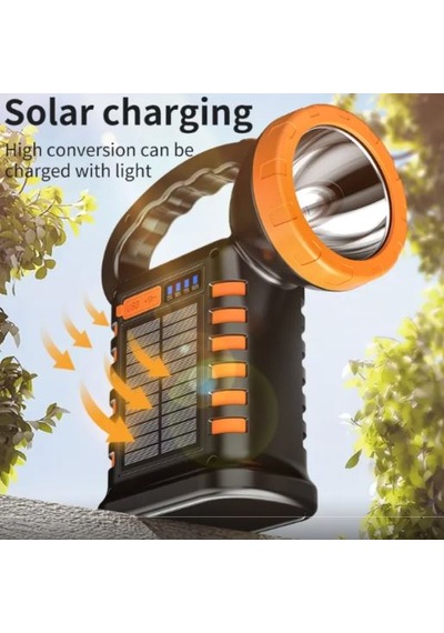 Wıson Ws-4343 Fonksiyonlu Solar Şarjlı Powerbanklı Kamp Lambası