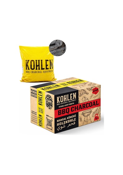 Kohlen Doğal Meşe Mangal Kömürü 5 Kğ- Bbq Özel Paket Diğer