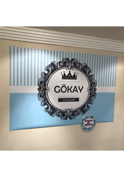 Doğum Günü Afişi-Hastane Odası Afişi-Bebek Arka Fon