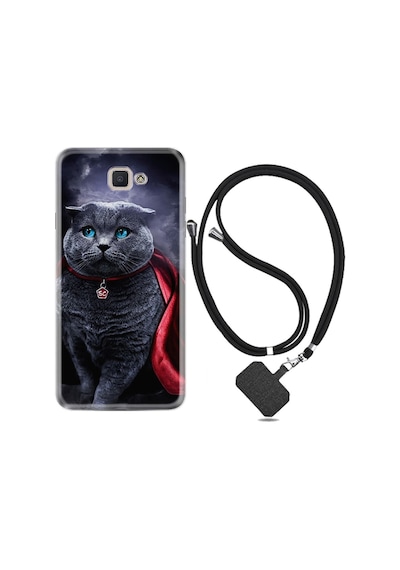 Samsung Galaxy Uyumlu J7 Prime J7 Prime 2 Kılıf Silikon Desen Boyun Askılı Super Cat 1666