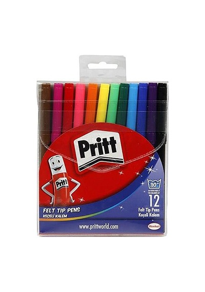 Pritt Keçeli Kalem 12  Renk