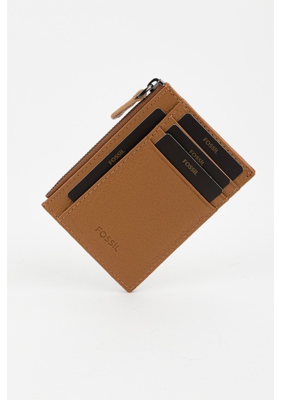 Fossil %100 Hakiki Deri El Portföyü Kartlık Camel Camel