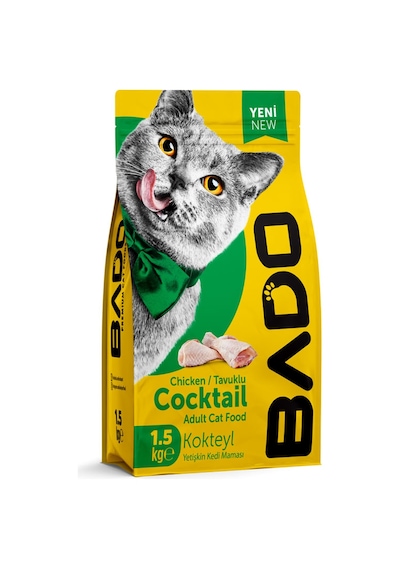 Bado Yetişkin Kedi Maması Kokteyl 1,5 Kg