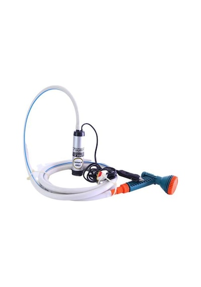 Düzey 12 Volt Karavan & Tekne Için Küçük Çakmaklık Girişli Dalgıç Pompa & Duş Başlıklı