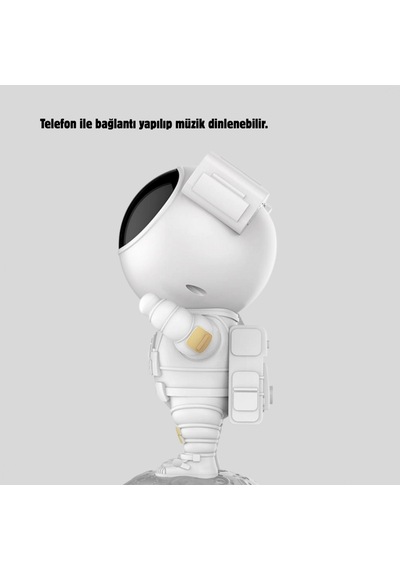 Astronot Galaksi Projeksiyon Lambası Bluetooth Müzik Ve Uzaktan Kumanda