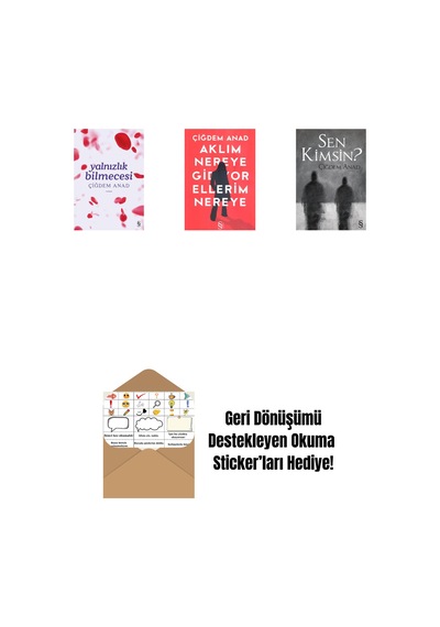 Yalnızlık Bilmecesi + Aklım Nereye Gidiyor Ellerim Nereye + Sen Kimsin + Okuma Sticker'ları
