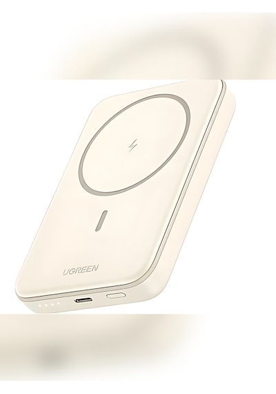 Ugreen 25208 10.000 mAh 20 W Magsafe Kablosuz Hızlı Powerbank Bej