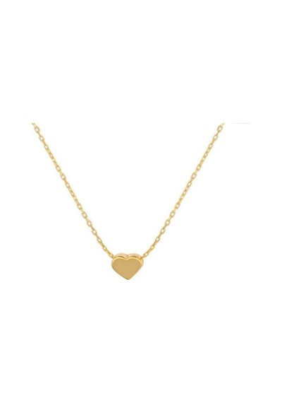 Lunarie Minimal Kalp Kolye Rose Gold Kararmaz Çelik Zarif Günlük Altın