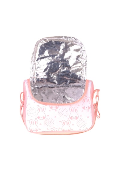 Calacilo Pleasant Kız Çocuk Kedi Baskılı Pembe Isı Yalıtımlı Okul Beslenme Çantası - C4051 Beyaz - Pembe