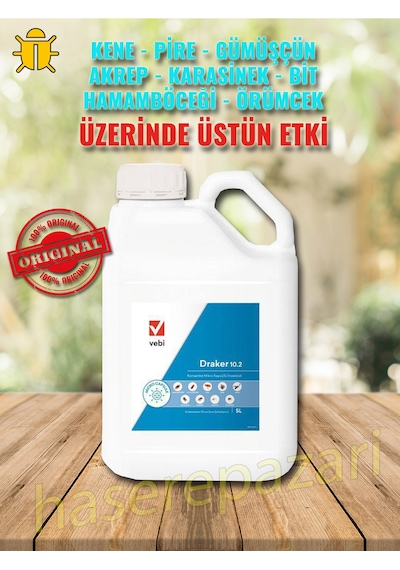 Vebi Draker 10.2 Cs Konsantre Genel Haşere 5 L