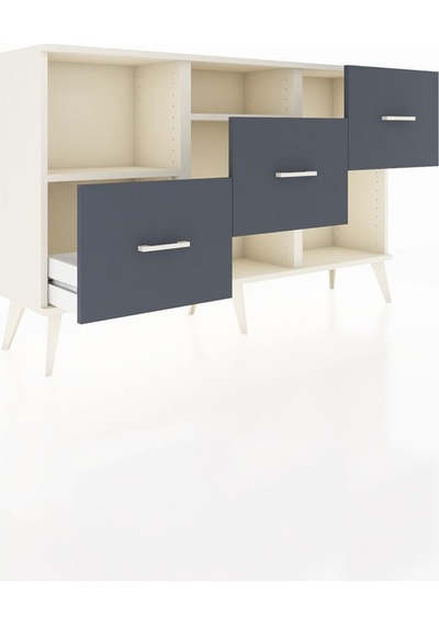 Arges Konsol 2 Raflı 3 Çekmeceli 132x30x83 Aytaşı-aytaşı/antrasit Aytaşı/antrasit Arges Konsol 2 Raflı 3 Çekmeceli 132x30x83 Aytaşı-aytaşı/antrasit Aytaşı/antrasit