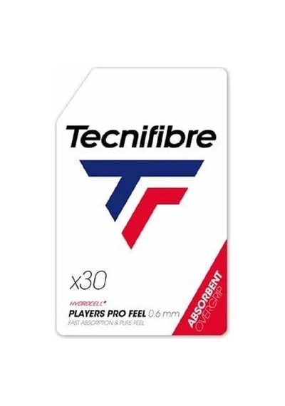 Tecnifibre Players Pro Feel Overgrip 30'lu 0.6mm Beyaz Tenis Gribi 52plapro30 Beyaz