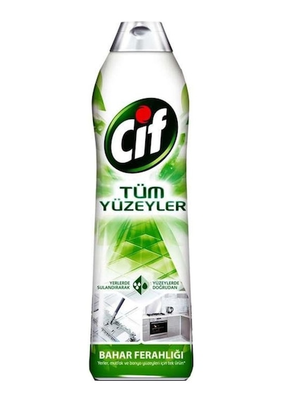 Cif Jel Tüm Yüzeyler Yüzey Temizleyici Bahar Ferahlığı 5 x 750 ML