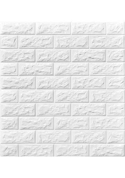 Kendinden Yapışkanlı Sünger Beyaz Tuğla 70 X 77 CM 6 Adet (532416092)