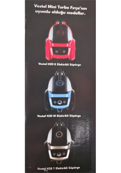 Vestel Mini Turbo Fırça H20 K- H30 M - H35 T Uyumlu
