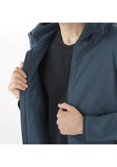 Salomon C23280 Outlıne Hybrıd Warm Hd Primaloft Thermoplume Yalıtımı Erkek Montu - Lacivert Lacivert