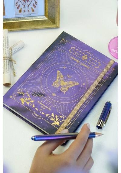 Venzi Art Sert Kapak Vegan Deri 192 Sayfa A5 80gr. Noktalı Defter Turkuaz