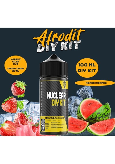 Nuclear 100 Ml Dıy Kit Afrodit Gıda Aroma 20 Ml Aroma İçerir